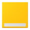 Jung Wippe 1fach, mit Schriftfeld, Serie LS, le jaune vif LC990NA263