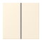 Jung Tastensatz 2fach, F40, Serie LS, blanc ivoire LC402TSA245