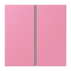 Jung Tastensatz 2fach, F40, Serie LS, rose vif LC402TSA246