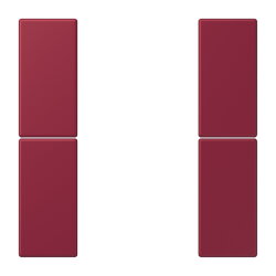 Jung Tastensatz 2fach, F50, Serie LS, le rubis LC502TSA255