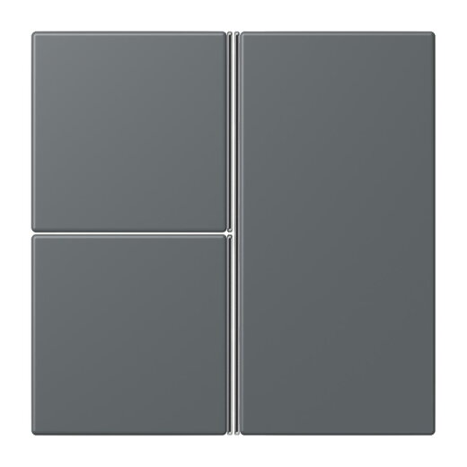 Jung Tastensatz 3fach, F40, Serie LS, gris foncé 31 LC403TSA202
