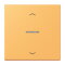 Jung Wippe mit Lichtleiter, mit Pfeilsymbolen für Taster 1fach, Serie LS, ocre jaune clair LC101KO5P254