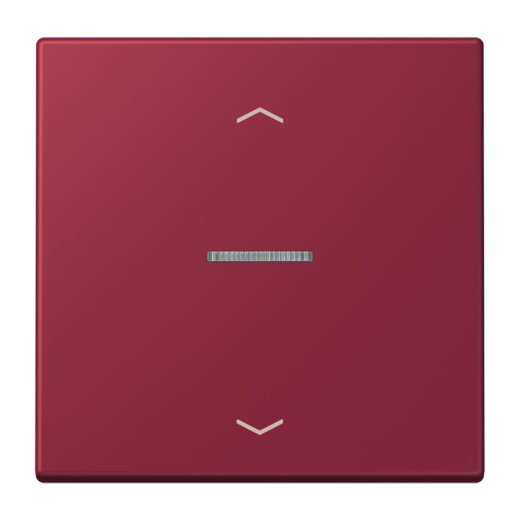 Jung Wippe mit Lichtleiter, mit Pfeilsymbolen für Taster 1fach, Serie LS, le rubis LC101KO5P255