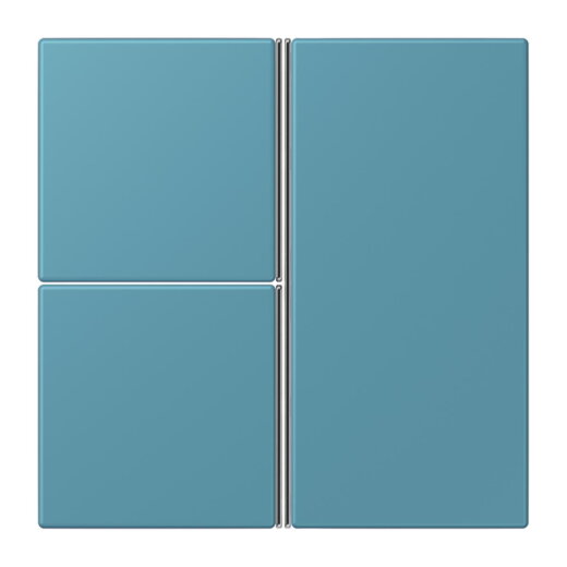 Jung Tastensatz 3fach, F40, Serie LS, céruléen vif LC403TSA212