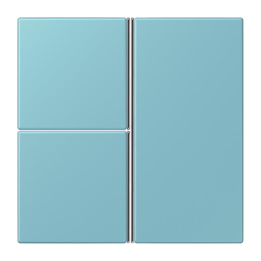 Jung Tastensatz 3fach, F40, Serie LS, céruléen moyen LC403TSA213