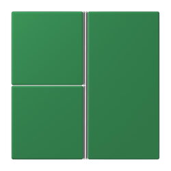 Jung Tastensatz 3fach, F40, Serie LS, vert foncé...