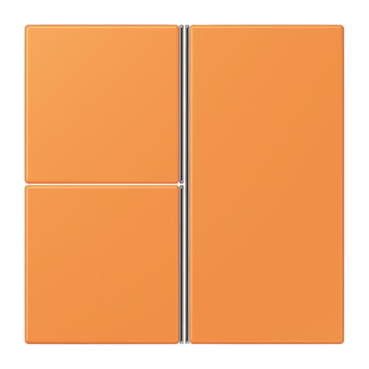 Jung Tastensatz 3fach, F40, Serie LS, orange clair LC403TSA225