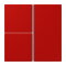 Jung Tastensatz 3fach, F40, Serie LS, rouge vermillon 31 LC403TSA227