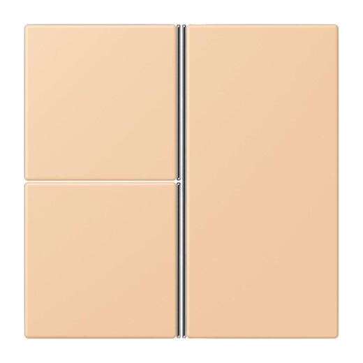 Jung Tastensatz 3fach, F40, Serie LS, terre sienne claire 31 LC403TSA237