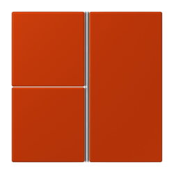 Jung Tastensatz 3fach, F40, Serie LS, rouge vermillon 59...