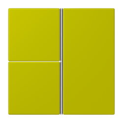 Jung Tastensatz 3fach, F40, Serie LS, vert olive vif...