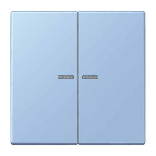 Jung Wippe mit Lichtleiter für Taster 2fach, Serie LS, outremer moyen LC102KO5207