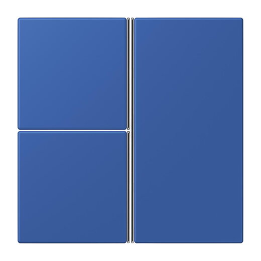 Jung Tastensatz 3fach, F40, Serie LS, bleu outremer 59 LC403TSA253