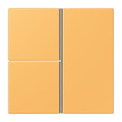 Jung Tastensatz 3fach, F40, Serie LS, ocre jaune clair...