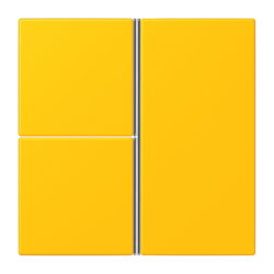 Jung Tastensatz 3fach, F40, Serie LS, le jaune vif...