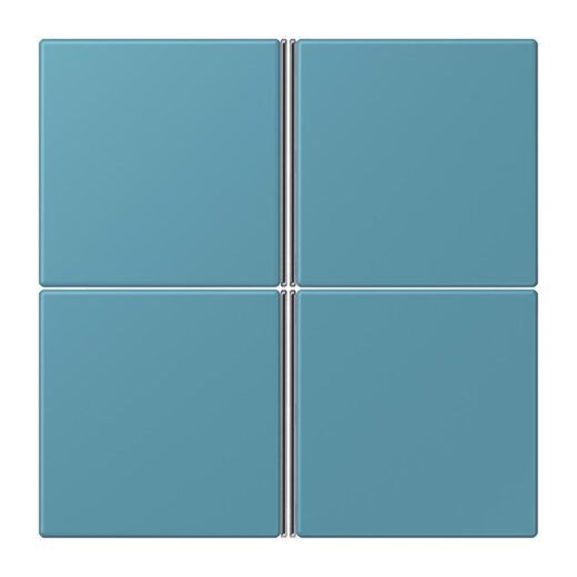 Jung Tastensatz 4fach, F40, Serie LS, céruléen vif LC404TSA212