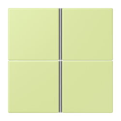 Jung Tastensatz 4fach, F40, Serie LS, vert jaune clair...