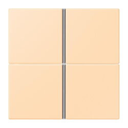 Jung Tastensatz 4fach, F40, Serie LS, ocre LC404TSA223