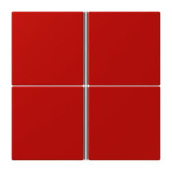 Jung Tastensatz 4fach, F40, Serie LS, rouge vermillon 31...