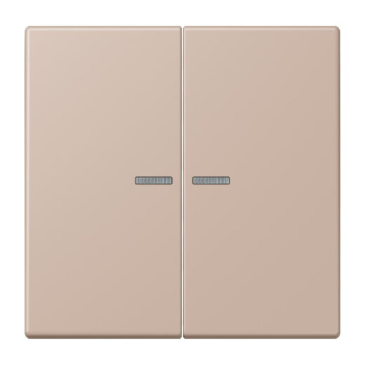 Jung Wippe mit Lichtleiter für Taster 2fach, Serie LS, ombre br?lée claire LC102KO5240