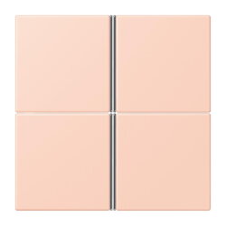 Jung Tastensatz 4fach, F40, Serie LS, locre rouge clair...