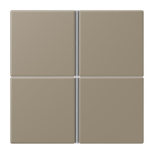 Jung Tastensatz 4fach, F40, Serie LS, ombre naturelle moyenne LC404TSA242