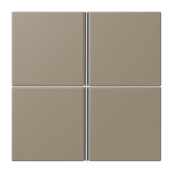 Jung Tastensatz 4fach, F40, Serie LS, ombre naturelle...