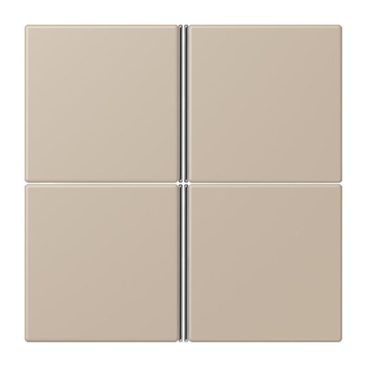 Jung Tastensatz 4fach, F40, Serie LS, ombre naturelle claire LC404TSA243