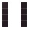 Jung Tastensatz 4fach, F50, Serie LS, noir divoire LC504TSA248