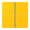 Jung Tastensatz 4fach, F40, Serie LS, le jaune vif LC404TSA263