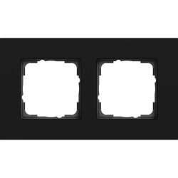 Gira Abdeckrahmen 2f Gira Esprit Alum. Schwarz m (lack.)...