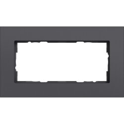 Gira Abdeckrahmen 2f o.M. Gira Esprit Alum. Anthrazit...