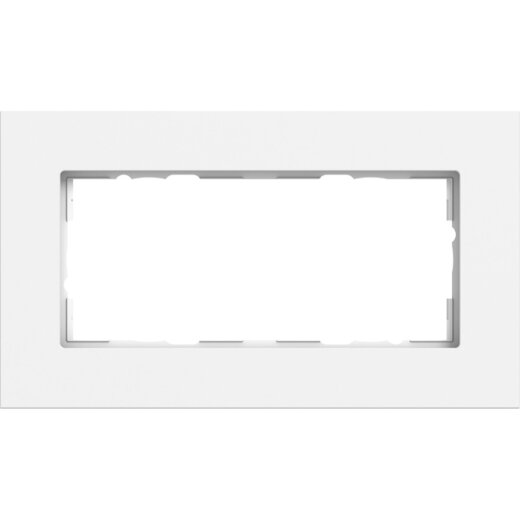 Gira Abdeckrahmen 2f o.M. Gira Esprit Alum. Reinweiß m (lack.) 1002407