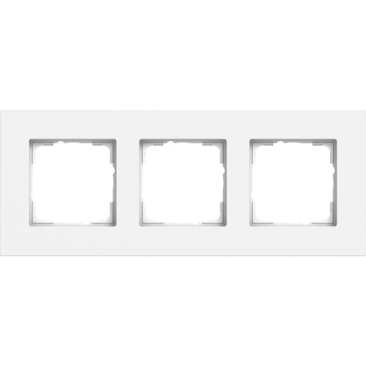 Gira Abdeckrahmen 3f Gira Esprit Alum. Reinweiß m (lack.) 0213407