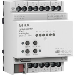 Gira Heizungsaktor 6f Regler OneKNX REG 213900