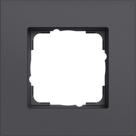 Gira Abdeckrahmen 1f Gira Esprit Alum. Anthrazit (lack.) 0211408