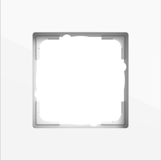 Gira Abdeckrahmen 1f Gira Esprit Alum. Reinweiß (lack.) 0211403