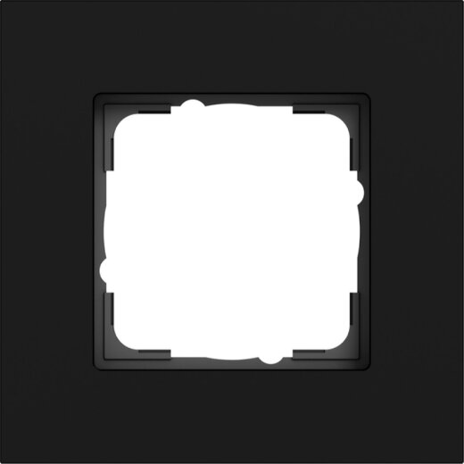 Gira Abdeckrahmen 1f Gira Esprit Alum. Schwarz m (lack.) 0211409