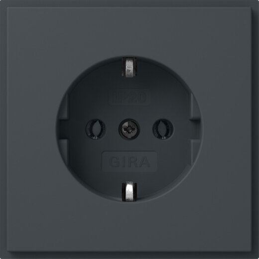 Gira SCHUKO (IP20) Gira TX_44 Anthrazit 418867
