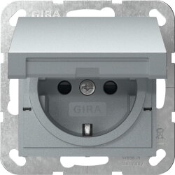 Gira SCHUKO KD + SH SRK System 55 F Alu 475426