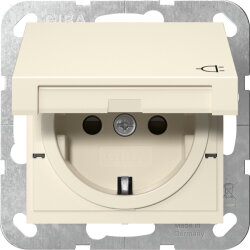 Gira SCHUKO KD + SH System 55 Cremeweiß 441401