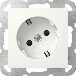 Gira SCHUKO 30° + SH System 55 Reinweiß 441803