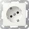 Gira SCHUKO 30° + SH System 55 Reinweiß m 441827