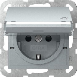 Gira SCHUKO KD BSF + SH System 55 F Alu 455726