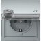 Gira SCHUKO KD Schloss gleich + BSF Gira TX_44 F Alu 456965