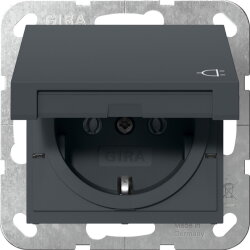 Gira SCHUKO KD System 55 Anthrazit 445428