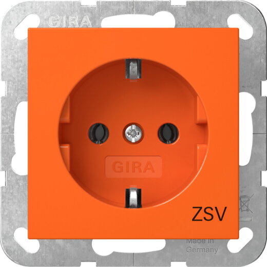 Gira SCHUKO ZSV System 55 Orange 4188109