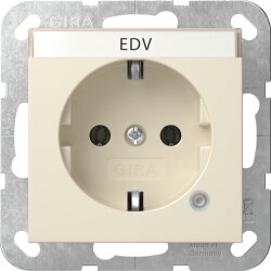 Gira SCHUKO Kontroll + BSF System 55 Cremeweiß 445201