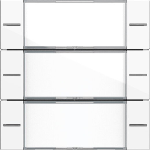 Gira Wippenset 3f BSF Tastsens.4 System 55 Klar/Reinweiß 577303