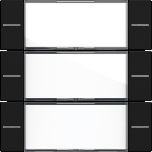 Gira Wippenset 3f BSF Tastsens.4 System 55 Klar/Schwarz m 5773005